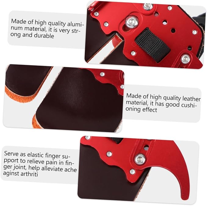 POPETPOP Finger Protector for Archery Sports Durable Finger Guard Cover for Hunting Lightweight and Breathable