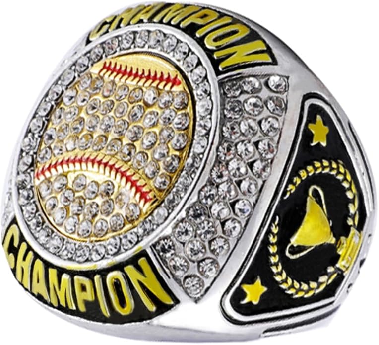 Baseball Championship Ring Trophy Award Gift Tournament Champions or Finalists Champion Ring