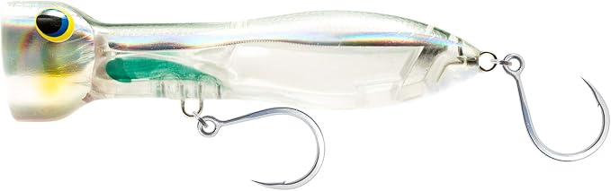 Nomad Design Chug Norris 6” (150mm) Topwater Floating Popper Fishing Lure with BKK Hooks & Durable Diamond Armour, for Bluefin & Yellowfin Tuna, Cubera Snapper, & Roosterfish
