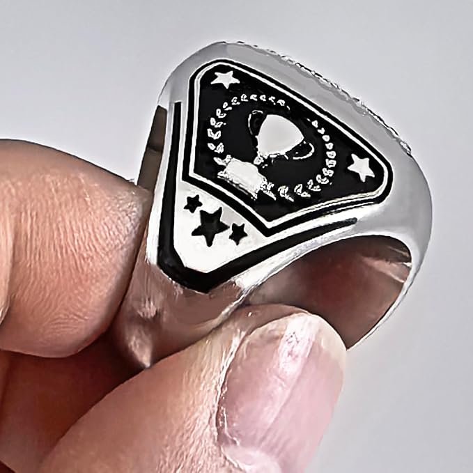 Size 7-14 Softball Baseball Championship Rings Basebll Ring Trophy Sport Ball Award Gift Winner Tournament Team