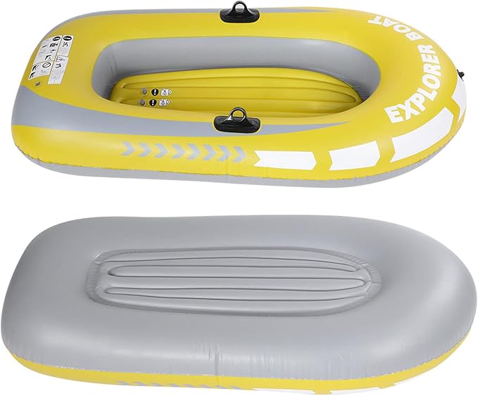 LIANGLIDE Inflatable Kayak Inflatable Kayak 2 Person 30×23×8 PVC Inflatable Kayak Canoe 2 Person Rowing Boat Fishing Drifting Diving