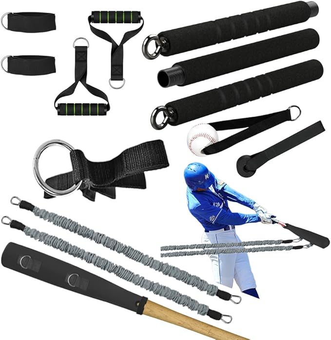 Davllin Baseball Resistance Trainer,Training Aid for Baseball Softball Pitchers,Interchangeable Grips to Build Arm Strength,Arm Bands for Baseball Players,Baseball Throwing Trainer,Great to Warm-Up