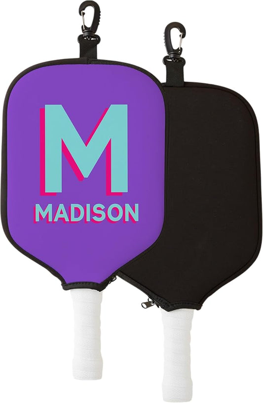 Personalization Universe Shadow Name Personalized Pickleball Paddle Cover