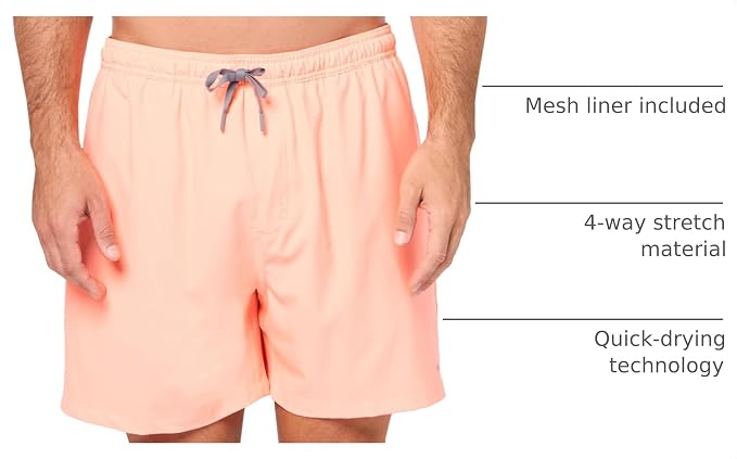 HUK Men's Pursuit Volley Short, Quick-Dry Fishing Shorts for Men