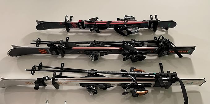 Heavy Duty Garage Storage Hooks, 13 Inch Arm Large Wall Mount Hanger with EVA Protector, Garage Racks & Organizer for Ladders, Folding Chairs, Kayak, Surfboard, Garden Tool