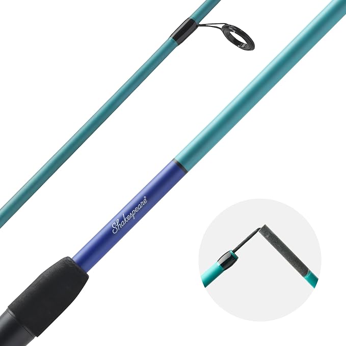 Shakespeare Catch More Fish Spinning Reel and Fishing Rod Combo with Kit