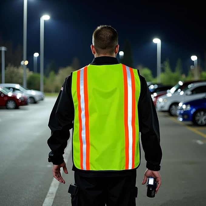 G & F Products High Visibility Reflective Safety Vest, One Size, Machine Washable Work Vest for Jobsite Safety