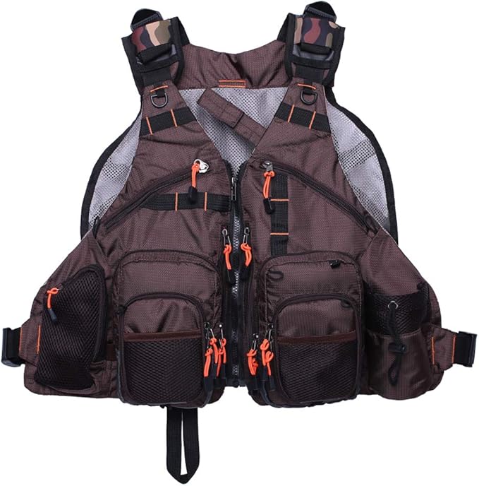 Kylebooker Fly Fishing Vest Pack Adjustable for Men and Women