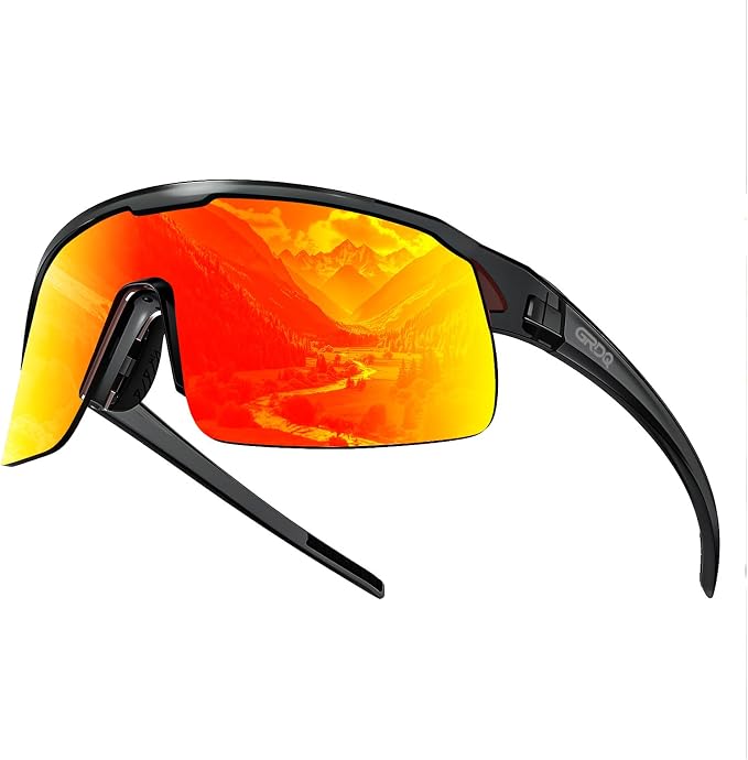 Sunglasses TR90 Frame Anti-Slip Full Coating HD Lens UV400 Protection Cycling Multi-Sport