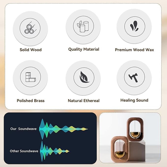 Shopkeepers Bell for Door Opening - Magnetic Doorbell Chime for Business - Unique Ornaments and Hanging Decoration for Enty, Fridge Sticker & Barn Door - Creative Souvenir
