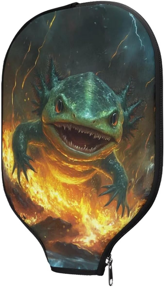 Pickleball Paddle Covers Only for Men and Women Zipper Closure Protection and Decoration