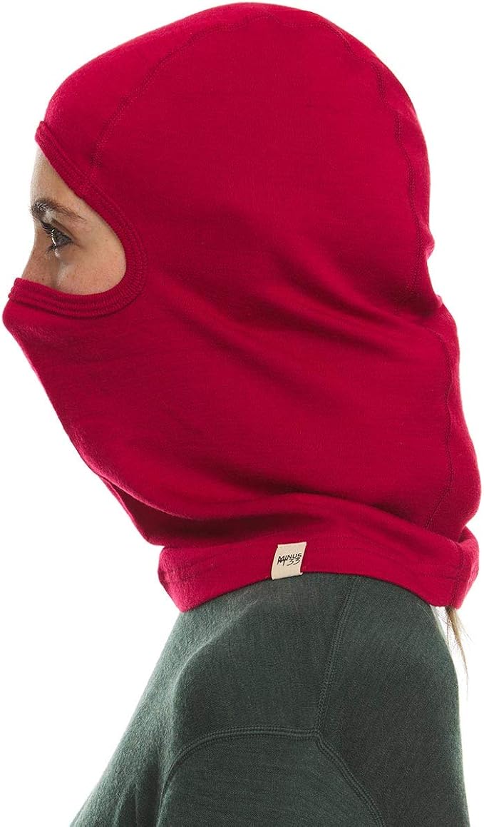 100% Merino Wool Balaclava - Winter Ski Mask - Face Mask - Cold Weather Gear