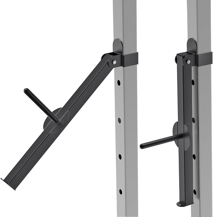 Kipika Power Rack Bundle - J-Hooks and Multi-Grip Dip Bars for Home Gym, and Fitness Workouts