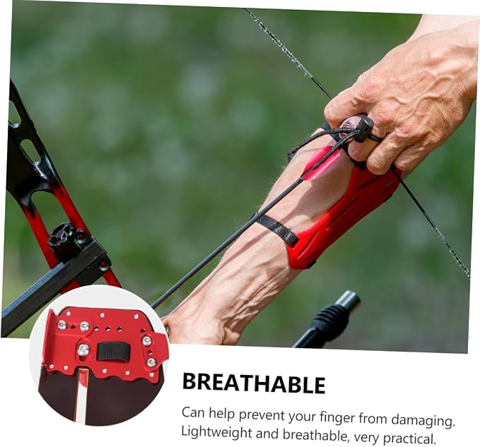 Totority 3pcs Sports Finger Guard Protective Cover for Archery and Finger Sleeve for Hunting and Practice Breathable and Lightweight Design