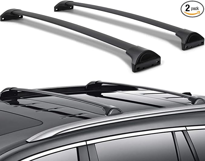 Roof Racks Cross Bars Compatible with The Following Models:Honda Pilot 2016-2022 Flush Rails Cargo Bag Kayak Bike Luggage Snowboard Carrier Roof Racks Cross Bars 2PCS