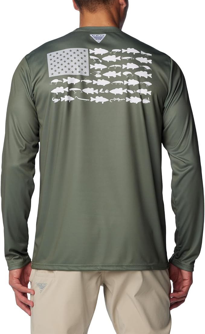 Columbia Terminal Tackle PFG Fish Flag Long Sleeve