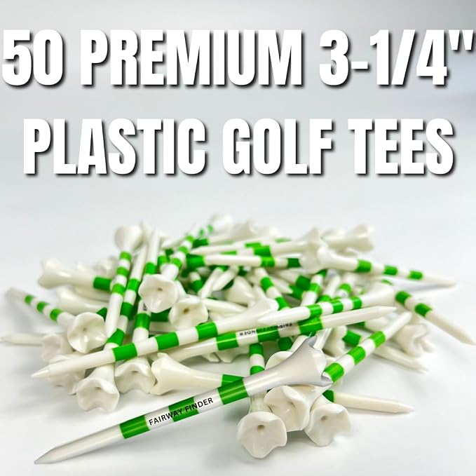 Golf Bag Accessories for Men – Golf Club Water Brush, 50 Golf Tees, Divot Tool & 12x20 Inch Towel - Golf Gifts for Men, Mens Golfing Gifts, Golf Essentials for Men, Golf Accessories Kit