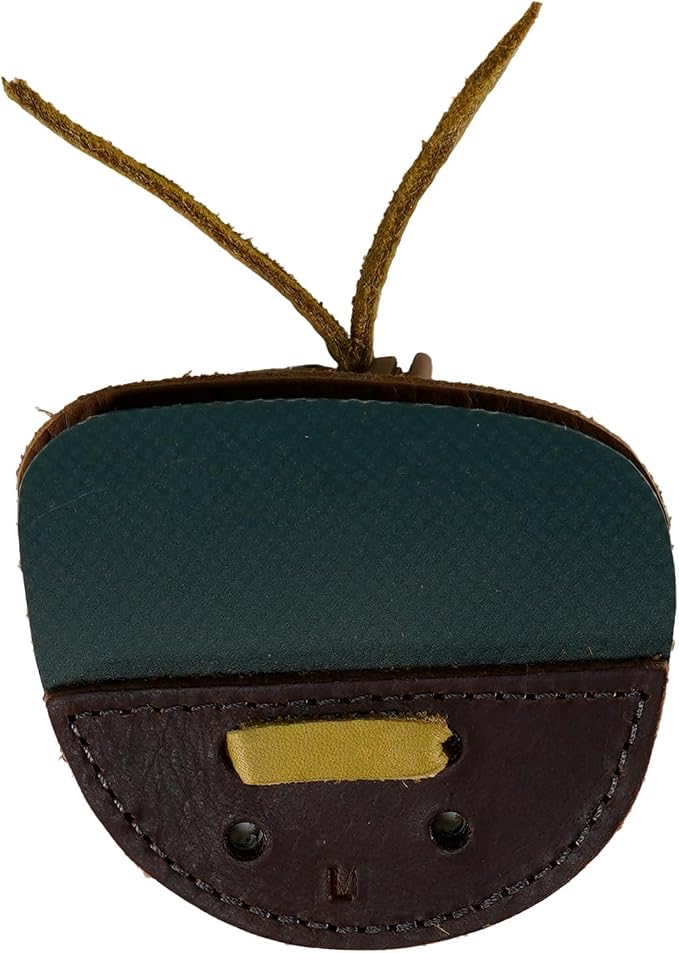Hornet 3-Under Duratab – Handmade USA Leather Finger Tab for Traditional Archery (Bison & Elk) - Available in Medium or Large Sizes – Right or Left Hand Options