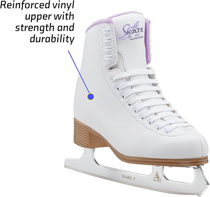 Jackson Ultima SoftSkate 380 Womens Ice Skates for Women/Kids | Comfortable Figure Skates for Ice Skating & Recreational Figure Skating, Ice Skates for Kids/Toddler Ice Skates-Medium Width