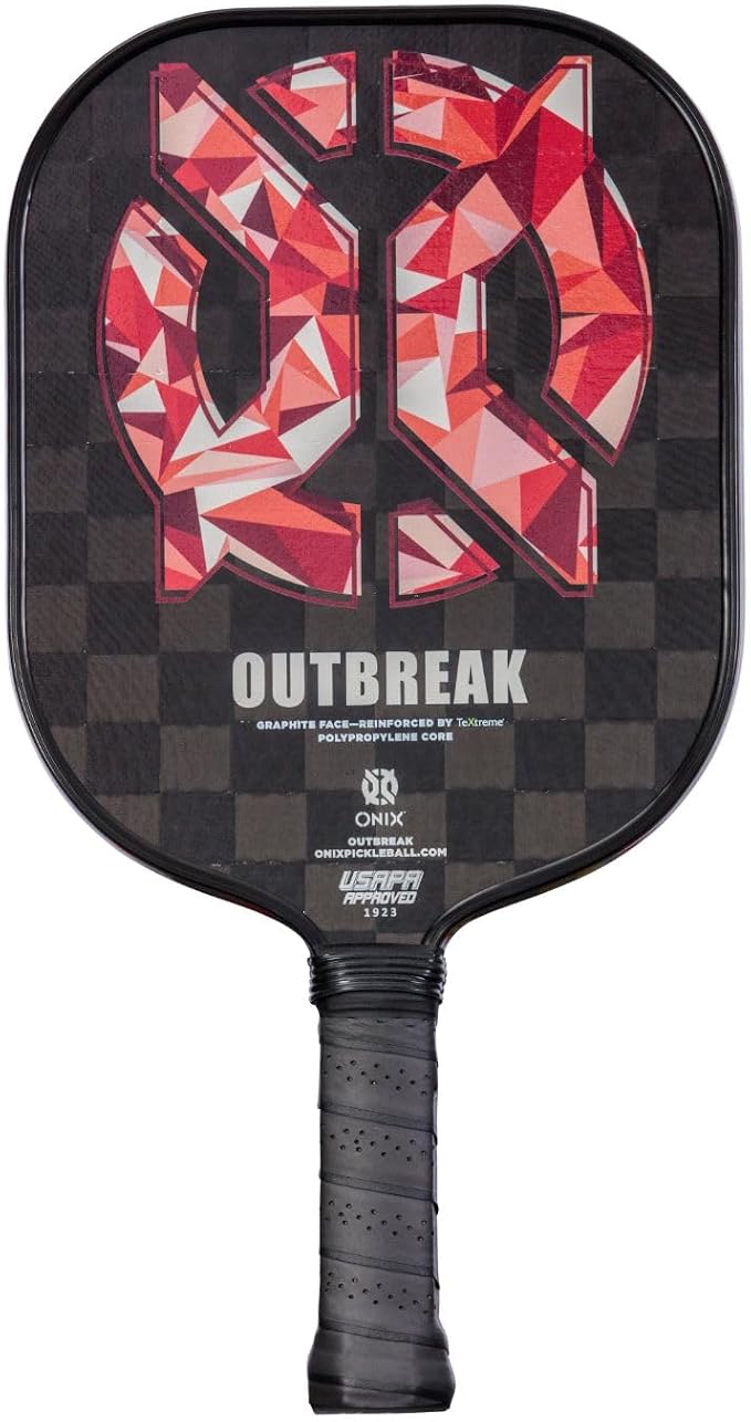 Onix Outbreak Pickleball Paddle Reinforced by TeXtreme® Technology for Improved Performance and Stronger Play