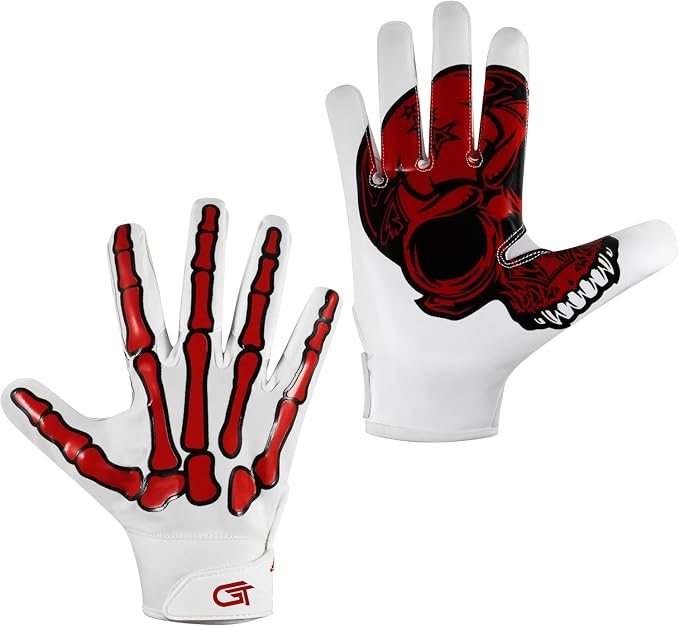 Glorious Traders Adult & Youth Football Gloves - Ultimate Performance Booster with Super Sticky Grip