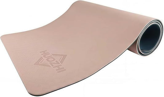 Extra Thick Yoga Mat 0.315 Inch, Non Slip 72x24 Inch, POE Eco Friendly Cushioned Mat for Home Gym Yoga Pilates Men Women