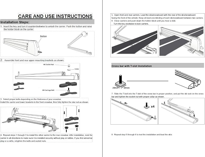 Ski Rack: Snowboard Rack, Fishing Pole Car Rack, Cross Country Ski Rack, Skate Board Rack, Kayak Paddles, Water Skies, Skate Boards.