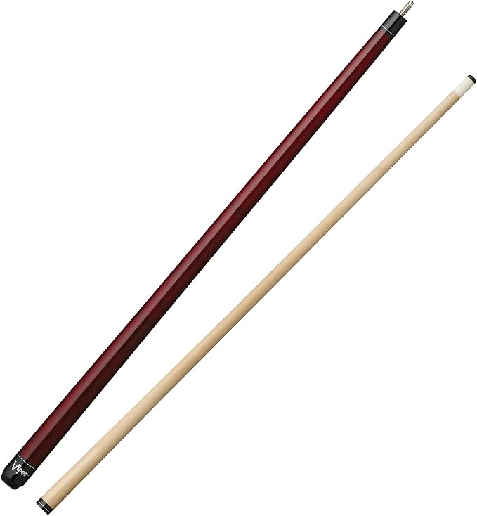 Viper by GLD Products Elite Series Red Unwrapped Cue and Casemaster Q-Vault Supreme Black Cue Case, Muti