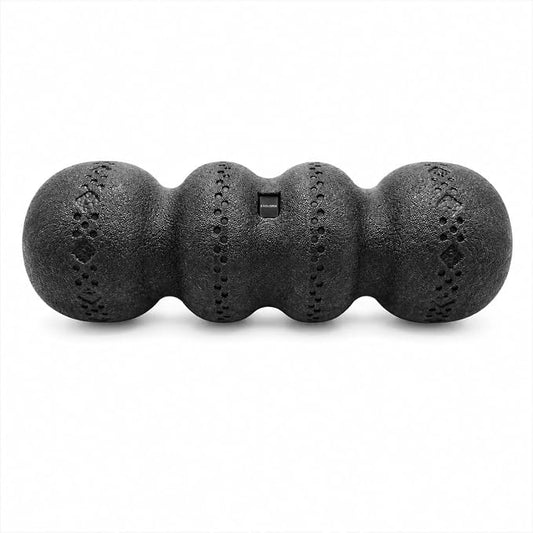 Double Peanut Massage Roller for Deep Tissue Relief, Spinal Alignment Gap, Micro-Perforation Texture, Targets Back, Neck & Legs