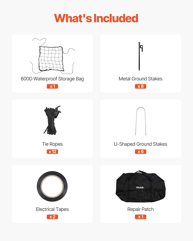 VEVOR Baseball Batting Cage,Professional Softball Baseball Batting Hitting Training Net,Heavy Duty Enclosed PE Practice Portable Pitching Cage Net&Carry Bag,for Backyard,Field,Indoor&Outdoor