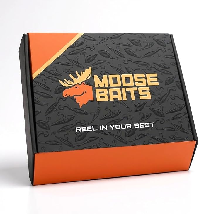 Moose Baits Bass Tackle Mystery Box- Bass Fishing Lures Kit - Lures for Largemouth & Smallmouth Bass - Fishing Gifts - No Subscription