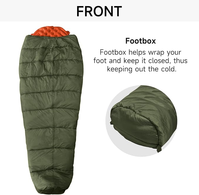 Camping Hammock with Mosquito Net and Top Quilt, Ultralight Sleeping Bag Topquilt, Warm Insulation Sleeping Quilt for Outdoor Hammock Camping