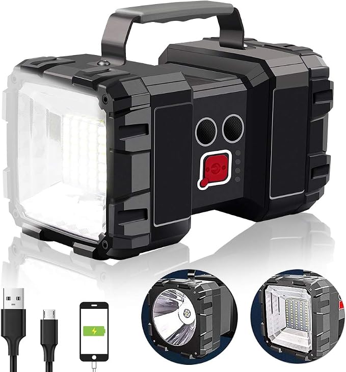 AlpsWolf Rechargeable Flashlight and 2 Pack Headlamp