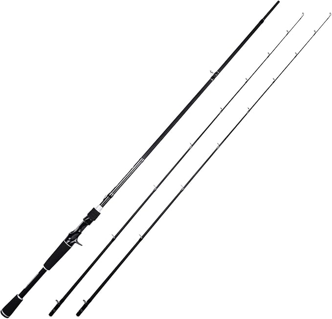KastKing Perigee II Spinning & Casting Fishing Rods, Fuji O-Ring Line Guides, 24 Ton Carbon Fiber Casting and Spinning Rods - Two Pieces,Twin-Tip Rods