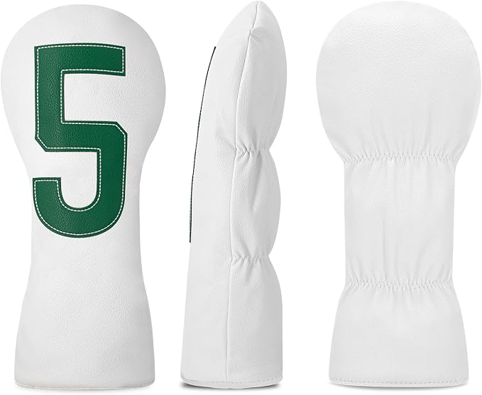 Premium Golf Head Covers - Golf Driver Head Covers, Protects Against Scratches and Damage, Specifically Designed for Fairway Woods.