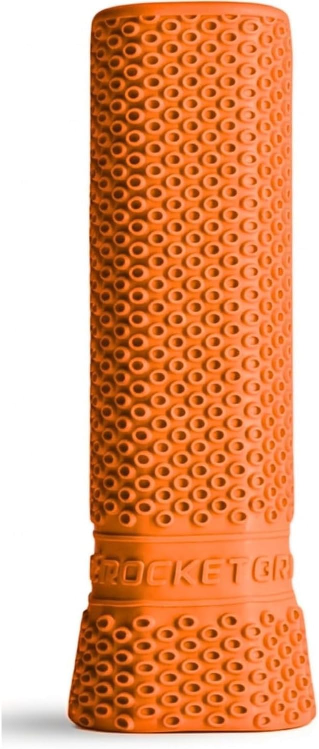 ROCKETGRIP Octopus Pickleball Paddle Grip with Applicator – Soft Silicone Grip for Pickleball Paddles – Cushioned, Sweat-Resistant Fit – Vibration Dampening Pickleball Accessories (Orange)