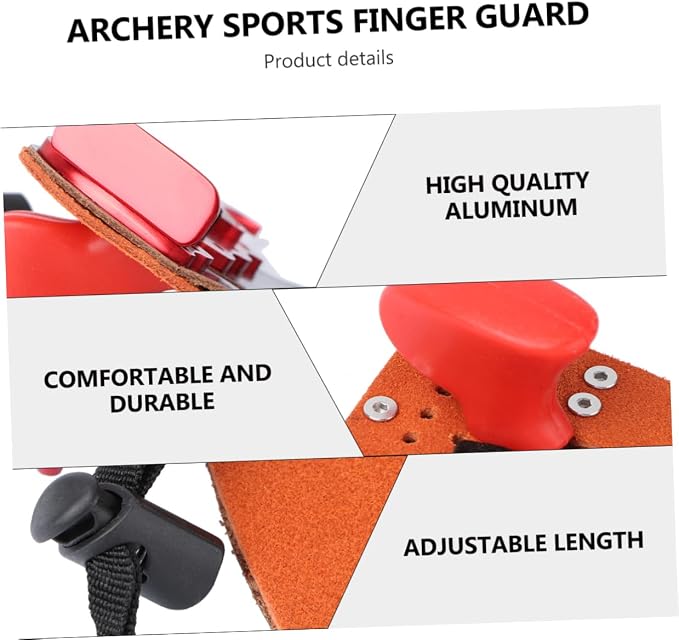 BESTonZON 2 pcs Arrow Finger Protector Sleeve Lightweight Hunting Gear Durable Protective Cover for Archery Sports for Finger Protection Shooting Activities
