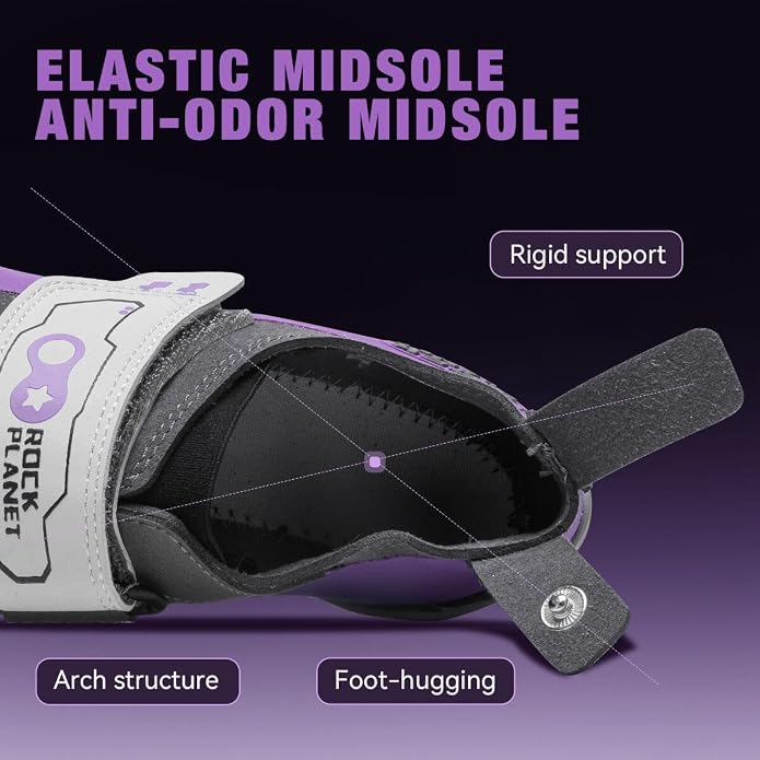 Climbing Shoes Men Lightweight Strong Anti-Slip Indoor Outdoor Rock Climbing Gym Training Beginner to Pro Performance