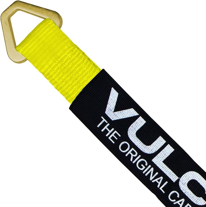 Vulcan Classic Yellow Series 2'' Complete Axle Tie Down System