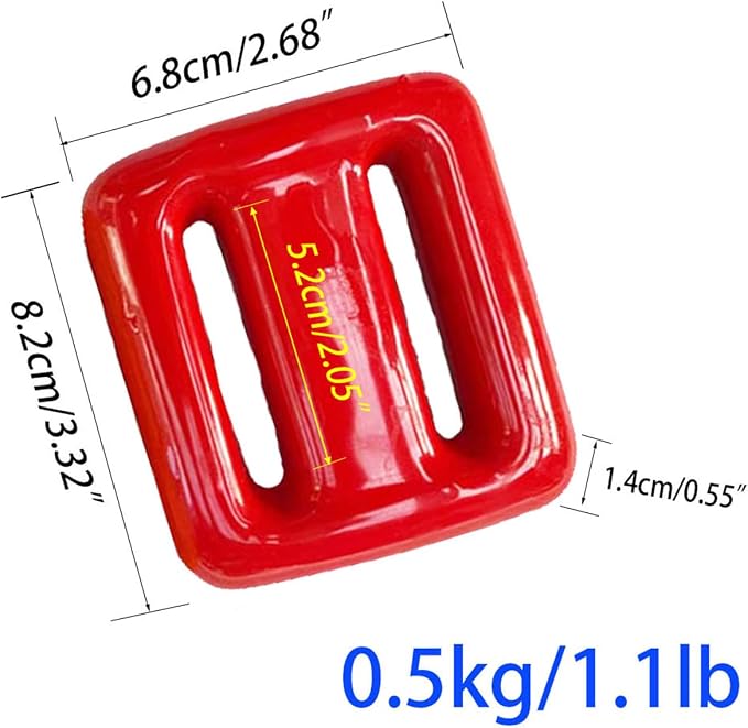Dive Weights for Scuba Diving Weight Belt(1lb-4.4lb / 0.5kg-2kg),Vinyl Scuba Weights, Coated Dive Weights,Coated Lead Diving Weights, Dive Belt Weights for Freediving, Spearfishing