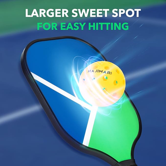 Hajimari Pickleball Paddle x1 - USAPA Approved, Carbon Fiber Craftsmanship | Lightweight Design with Polypropylene Core | Comfort Grip for Enhanced Play