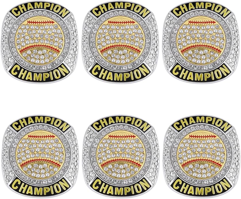 Baseball Championship Ring Trophy Award Gift Tournament Champions or Finalists Champion Ring