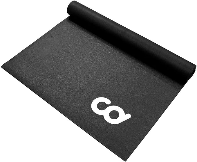 CyclingDeal Bike Trainer Floor Mat - Compatible with Indoor Exercise Stationary Bike Treadmill Elliptical Waterproof Gym Flooring Equipment - Indoor Cycle Stepper - Soft 30" x 60" (76 x 153cm)