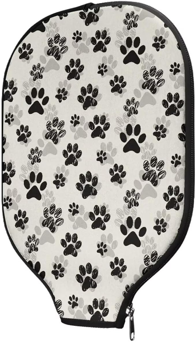 Pickleball Paddle Covers, Fits Standard Pickleball Racquets, Durable Zippered Paddle Cover Universal 8.6 x 11.4Inch