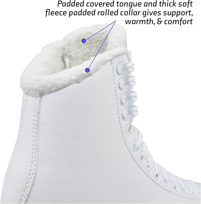 Jackson Ultima SoftSkate 380 Womens Ice Skates for Women/Kids | Comfortable Figure Skates for Ice Skating & Recreational Figure Skating, Ice Skates for Kids/Toddler Ice Skates-Medium Width