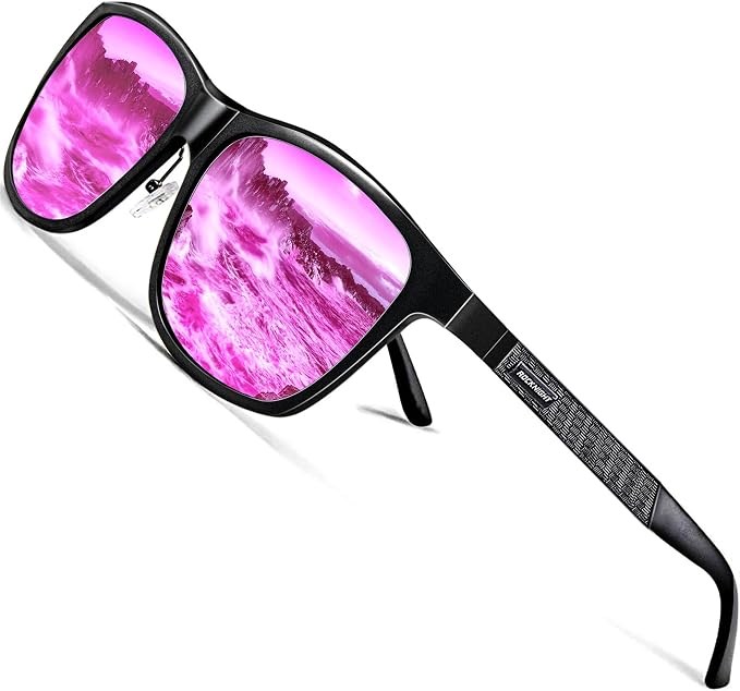 ROCKNIGHT Polarized Driving Sunglasses with Spring Hinges