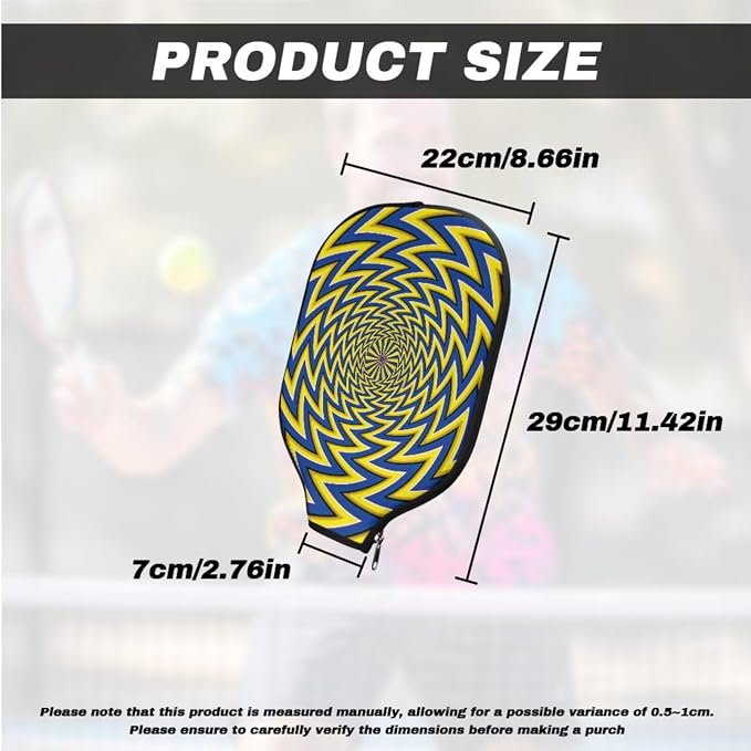 Pickleball Paddle Covers, Durable Polyeste Paddle Cover,Anti-Drop Paddle Storage Bag