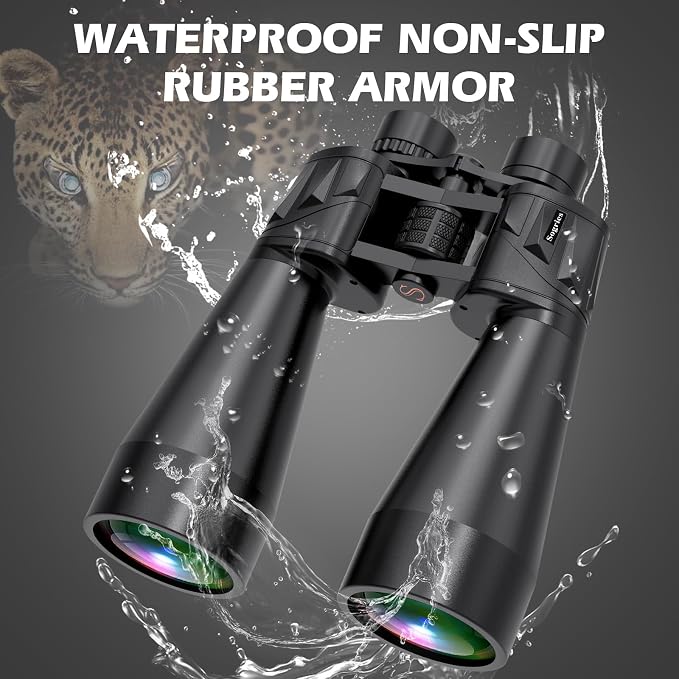 18x70 Astronomy Binoculars for Adults, High Powered Stargazing Binoculars with Superior Low-Light Performance, BAK4 Prism FMC Lens, Waterproof Long Distance Viewing with Phone & Tripod Adapter