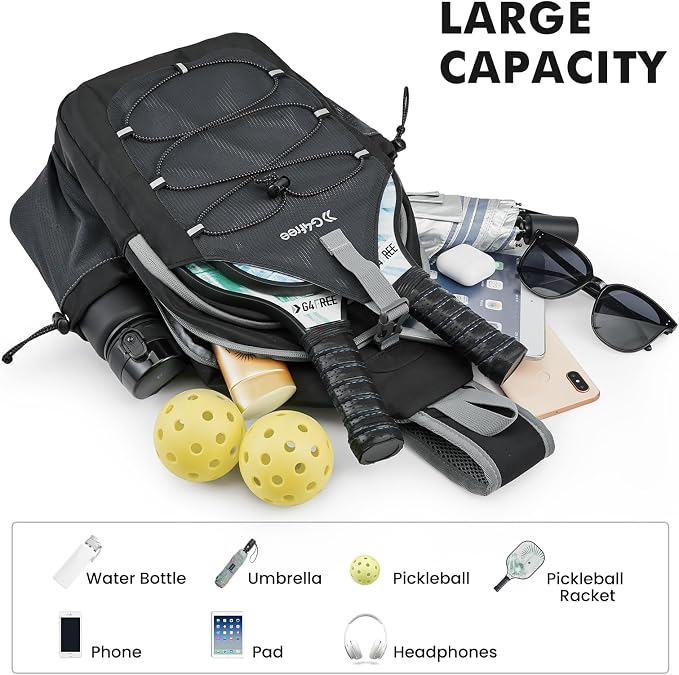 G4Free Pickleball Sling Bag for Women - Lightweight Crossbody Sports Bag