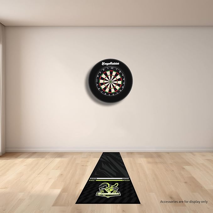 Darts Mat, 297x66cm, with Oche Lines, Professional Non Slip Carpet, Protection for Floor and Dart Tip (MageRabbit)